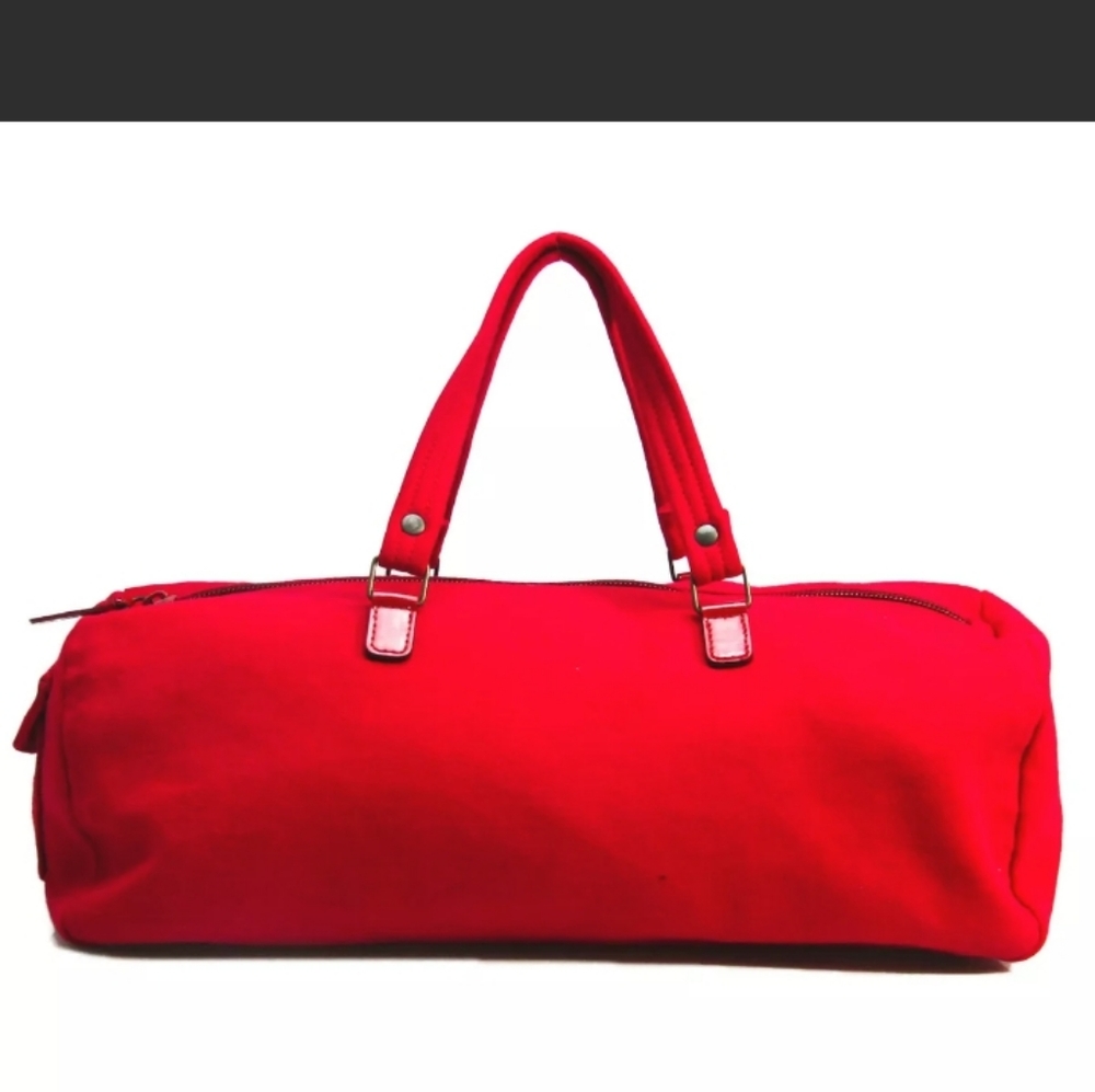 Miu Miu By Prada Authentic Red Barrel Handbag - image 1